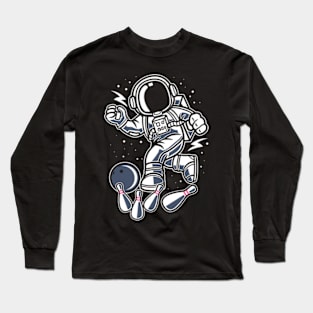 Astronaut Bowling Long Sleeve T-Shirt